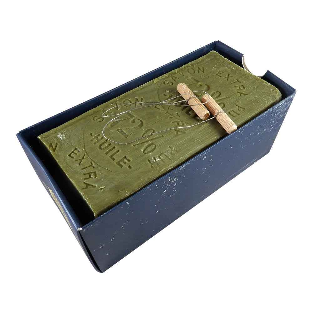 Marius Fabre Olive Oil Marseille Soap Block with Soap Cutter 35.2 Ounces