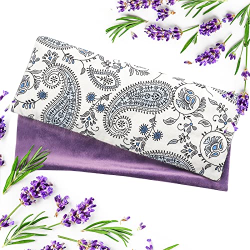 Lavender Weighted Eye Pillow for Sleep & Headache Relief