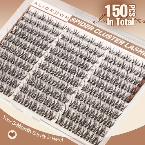 Spider Lash Clusters D Curl 8-14mm Wispy Eyelash Extensions DIY