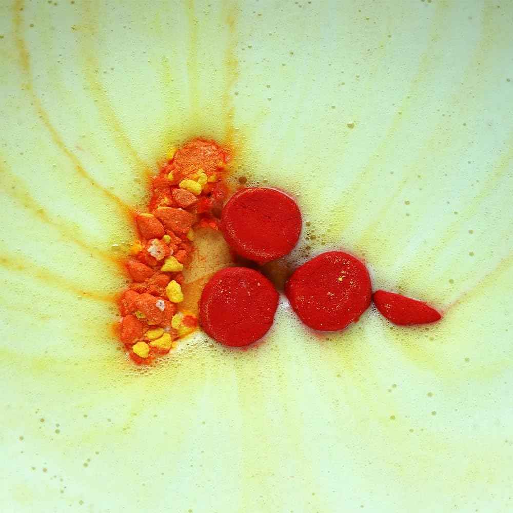 HZEX Pizza Bath Bombs Set of 8 Slices – Large Fizzies for Relaxing Bubble Bath, Handmade Spa Gift for Women, Men & Kids – Fun Pizza-Shaped Aromatherapy Bath Bomb Gift Set