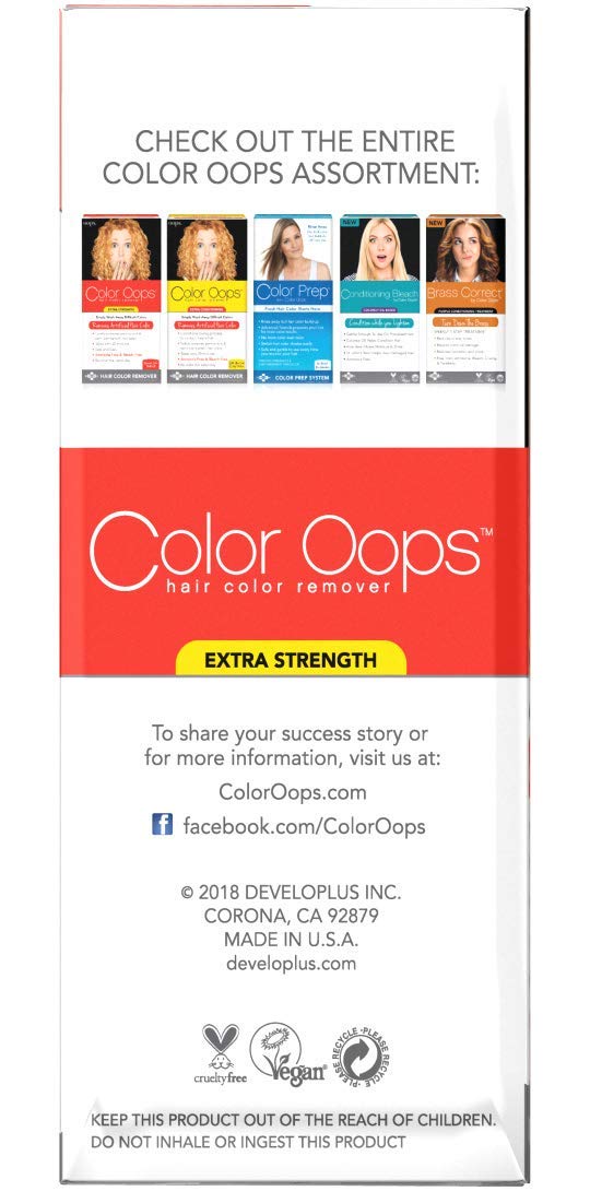 Color Oops Developlus Color Oops Color Remover (extra Strength)