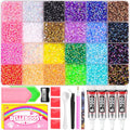 BELLEBOOST 36,000PCS 3mm Rhinestones Bedazzling Craft Kit with Adhesive & Tools