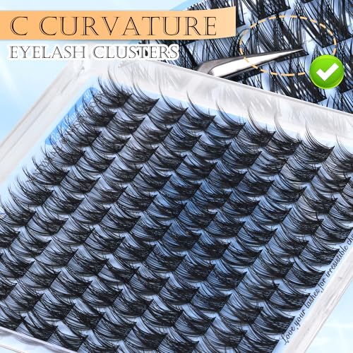 12mm Wispy Lash Clusters - Natural Eyelash Extensions for Daily Wear