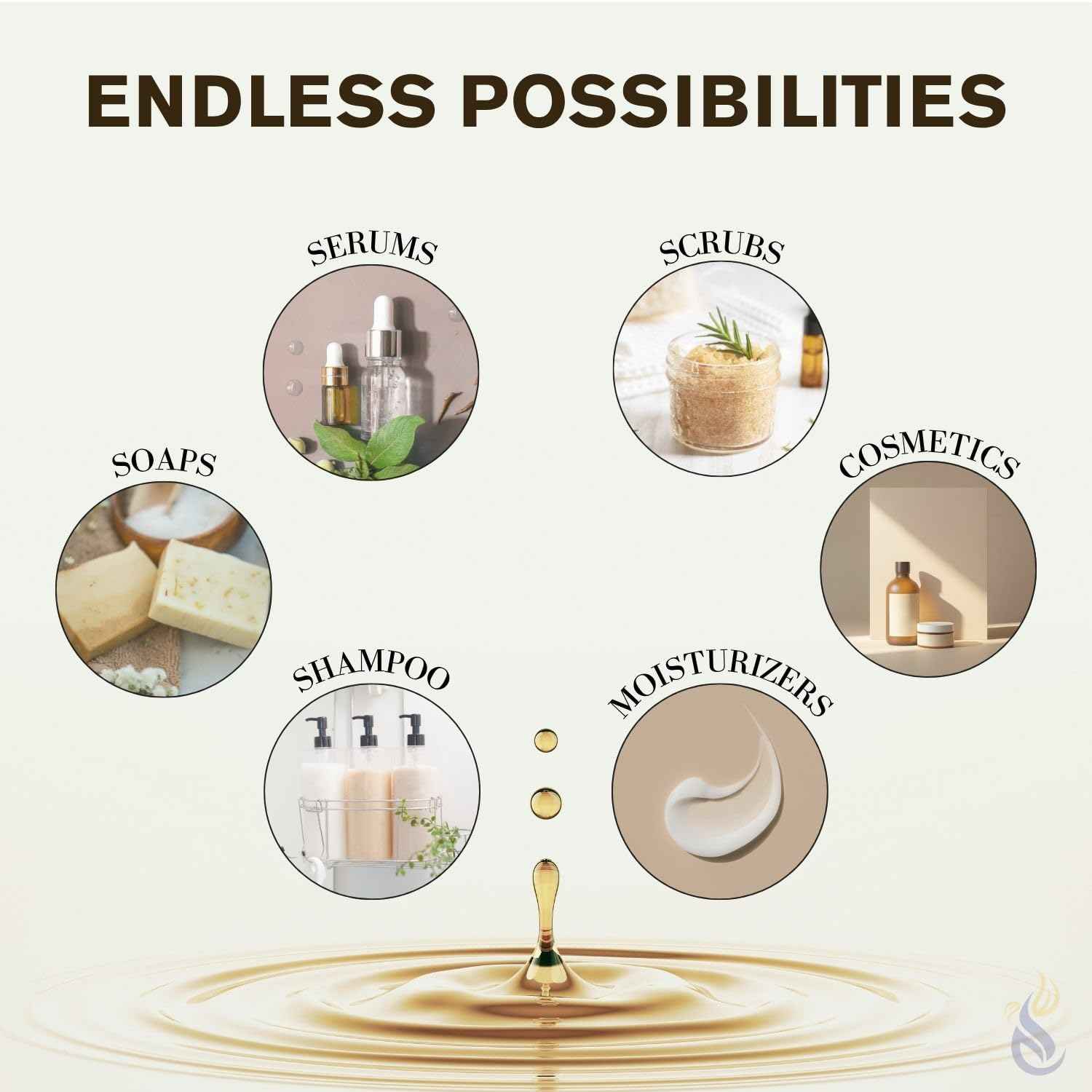 ClearLee Castor Oil - Cosmetic Grade Natural & Pure Oil for Massage, Body, Hair, Skin, Face, Nail, Spa, Aromatherapy Carrier for Essential Oils, Soap Making, Serums & more (64 oz)