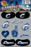 Columbus Clippers Peel & Stick Temporary Tattoos - 10 Pack