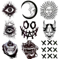 9-Sheet Temporary Tattoo Pack for Adults – Waterproof Body Art