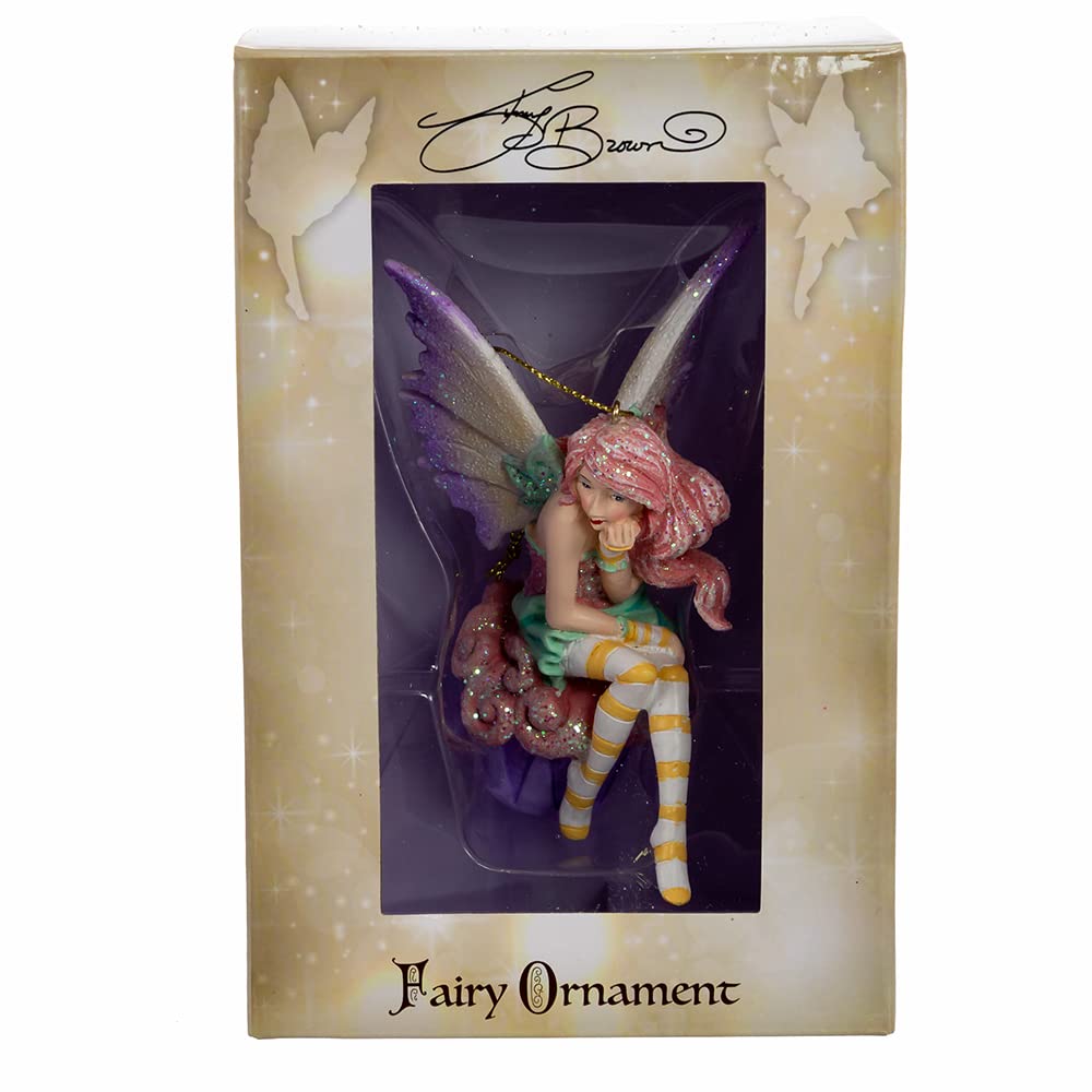 4.25-Inch Amy Brown Cupcake Fairy Ornament