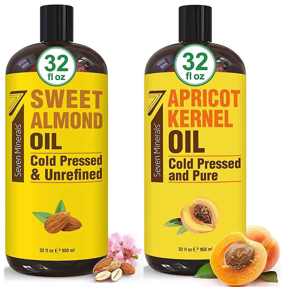 Seven Minerals Pure Sweet Almond Oil & Pure Apricot Kernel Oil