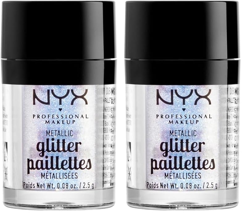NYX Metallic Glitter Face & Body - Lumi-Lite (Pack of 2)