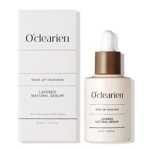 [O'CLEARIEN] Layered Natural Serum 1.01 fl.oz | Hydrating with Hyaluronic Acid, Soothing, Non-irritating for Sensitive Skin, Natural Ingredients, Paraben Free, Boosting Serum