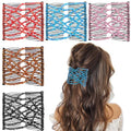 5-Pack Magic Hair Combs - Elastic Clips for Thick Curly Hair