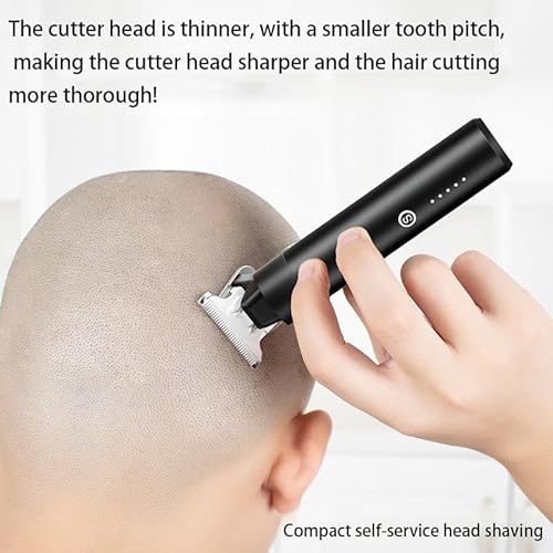 Beard Trimmer for Men - Portable £¦ Metal Body£¬Electric Razor Shaver - IPX7 Waterproof Strong Power£¬4 in 1 Cordless Hair Clipper Trimmers Set for Beard Hair Nose Body Face£¬Gifts for Men (V53)