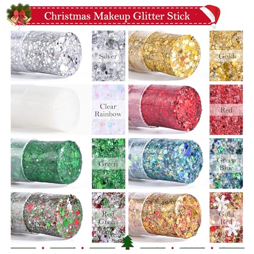 Glitter Stick Makeup - 8 Colors Holographic Sequins Face Body