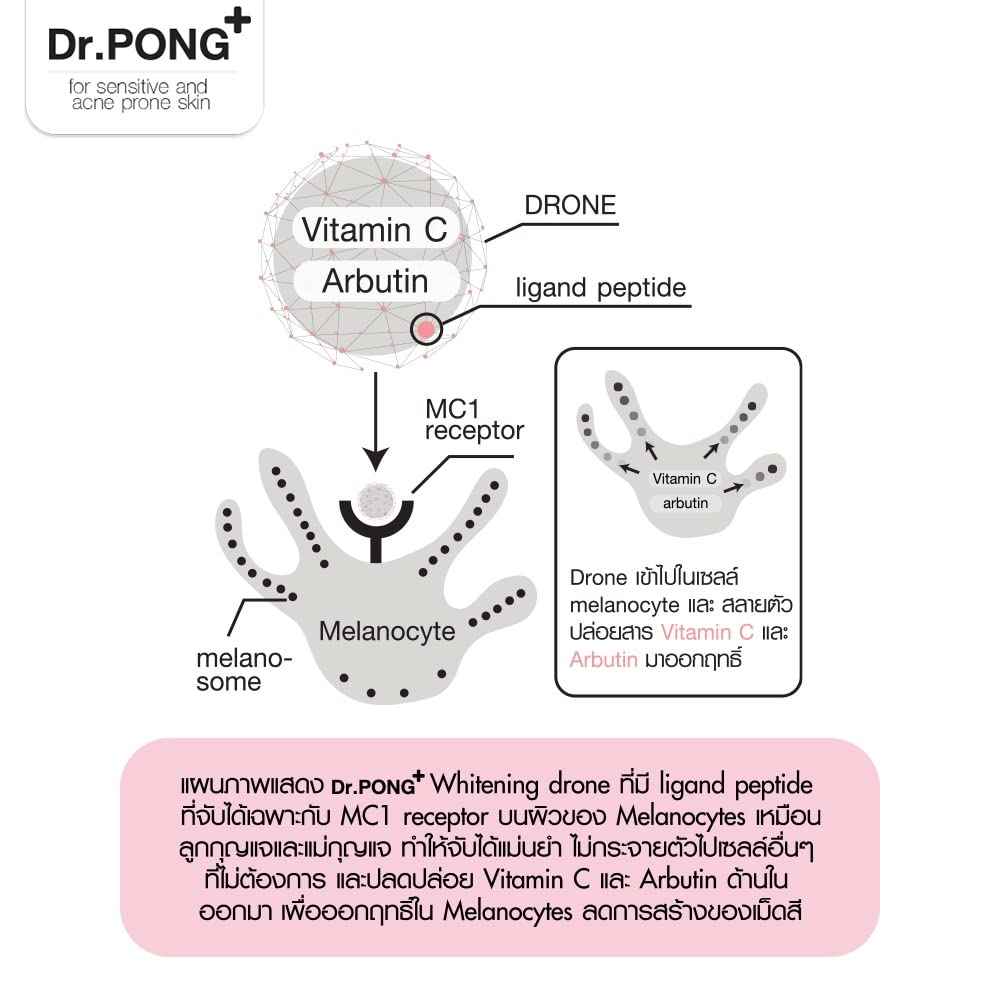 Generic Dr.PONG 28D drone serum Vit C +Arbutin 16ml