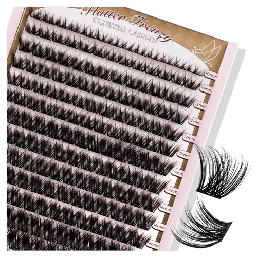 PopUp Wispy D Curl Lash Clusters DIY Extensions 168pcs