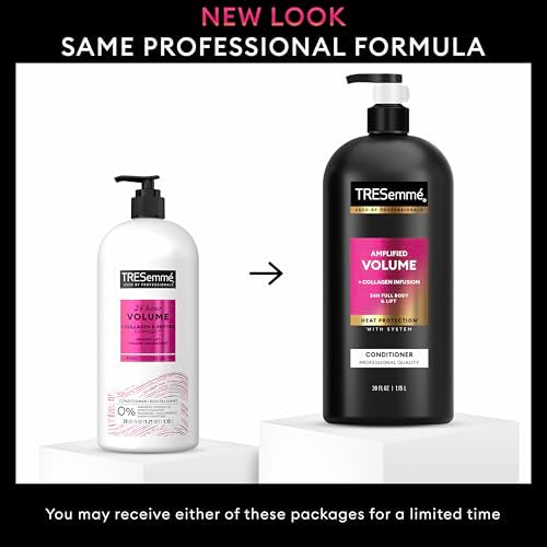 TRESemm? 24 Hour Volume Conditioner with Pump For Fine Hair Formulated With Pro Style Technology 39 Fl Oz