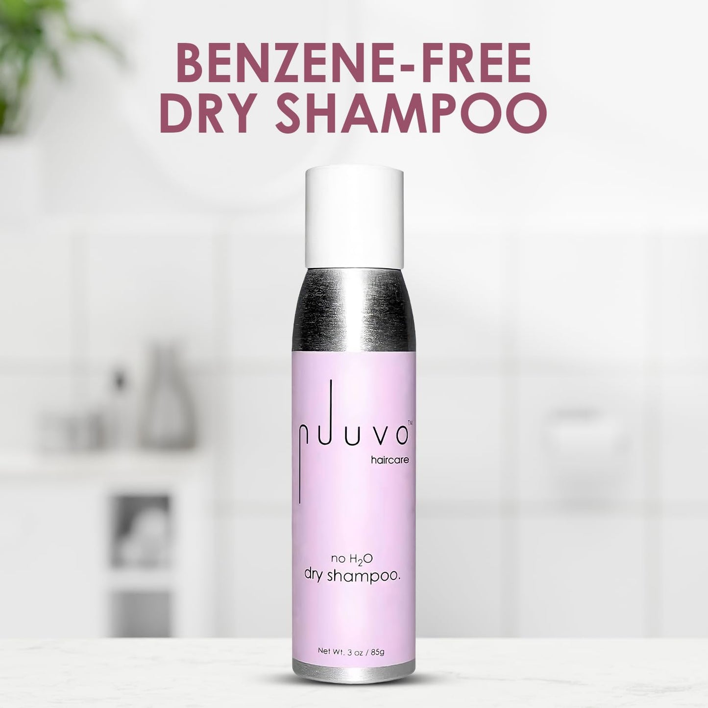 Nuuvo Haircare Unisex Dry Shampoo - 3oz, Waterless Instant Hair Refresh & Cleanse, Salon-Quality Volumizing Dry Shampoo for all Hair Types.