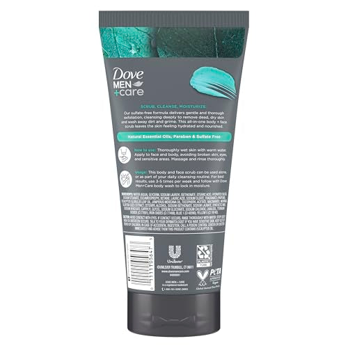 Dove Men+Care Body & Face Scrub Eucalyptus 9 oz