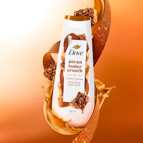 Dove Limited Edition Holiday Treats Body Wash for Deep Nourishment Pecan Buttercrunch 20 oz