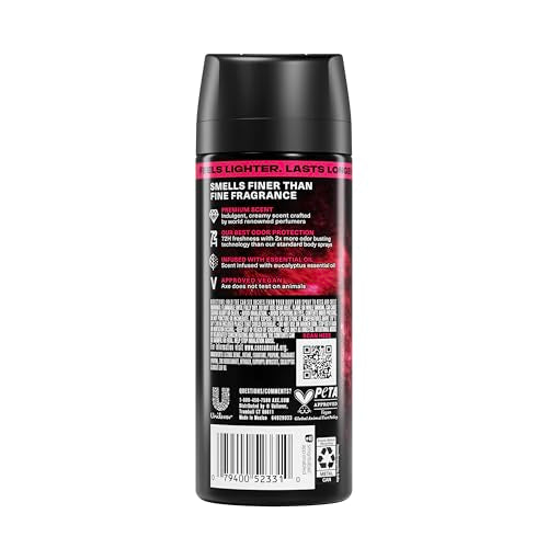 Axe Cherry Spritz Fine Fragrance Body Spray 3x2.9 oz