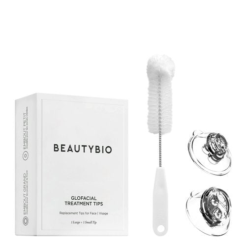 BeautyBio GLOfacial Hydro-Infusion Deep Pore Cleansing + Blue LED Clarifying Tool & Concentrates