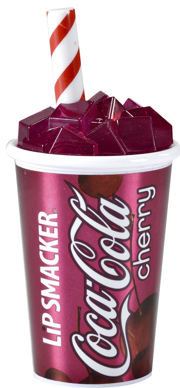 Lip Smacker - Coca-Cola Cup Collection - Classic Cherry Coke Cup Lip Balm for Kids - Cherry Coke Flavour - Sweet Gift for Your Friends - Single Pack