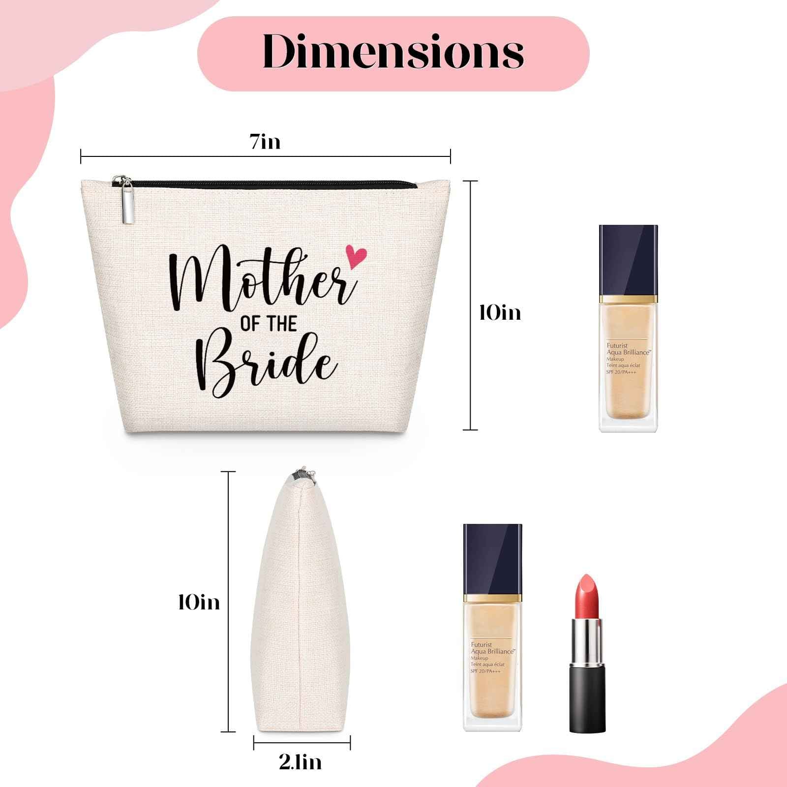 GevGuxLuo Mother of The Bride Gifts Wedding Gift Marriage Gifts Makeup Bag