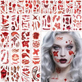 30 Pcs Halloween Fake Scars Temporary Tattoo Stickers