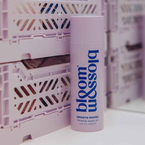 Bloom & Blossom Smooth Moves Stretch Mark Oil | 150ml Pregnancy Oil for Stretch Mark Prevention | Natural Argan & Sweet Almond Oil | Maternity Skincare | Vegan, UK Made