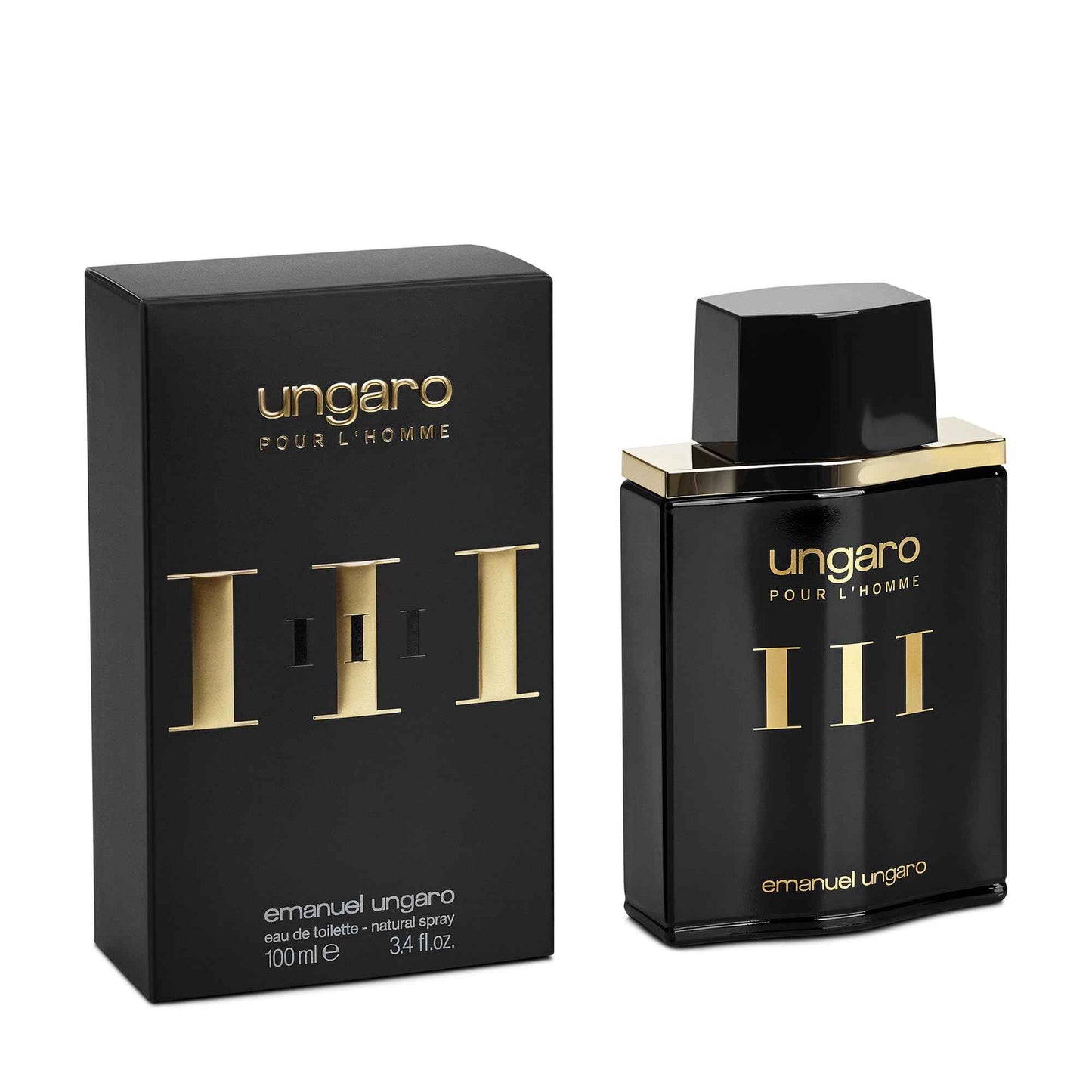 Emanuel Ungaro Pour L'Homme III Eau De Toilette Cologne Spray for Men, 3.4 Fl Oz