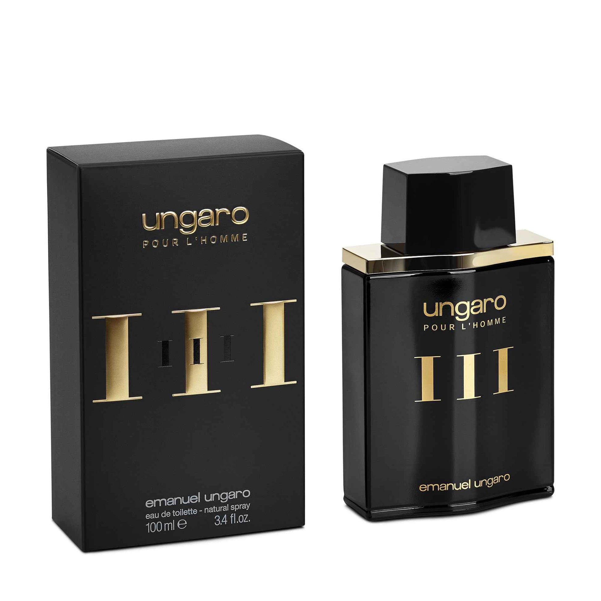Emanuel Ungaro Pour L'Homme III Eau De Toilette Cologne Spray for Men, 3.4 Fl Oz