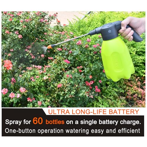 ES2 Electric Spray Bottle 0.5 Gallon - Rechargeable Plant Mister