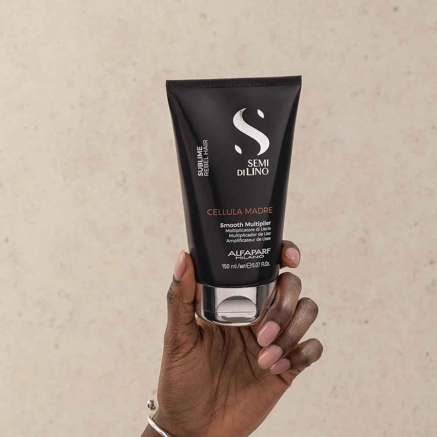 Alfaparf Milano Semi di Lino Cellula Madre Smooth Multiplier - Shiny Hair Gel Treatment for Daily Frizz Control - Use As a Smoothing Anti Frizz Gel for Hair Shine + Manageability (5.07 fl oz)