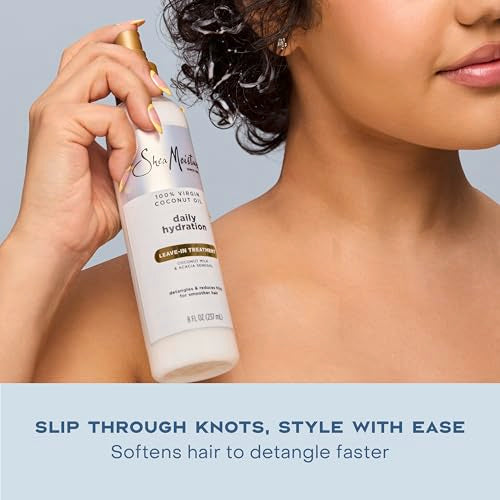 Shea Moisture 100% Virgin Coconut Oil Leave-In Conditioner 8oz