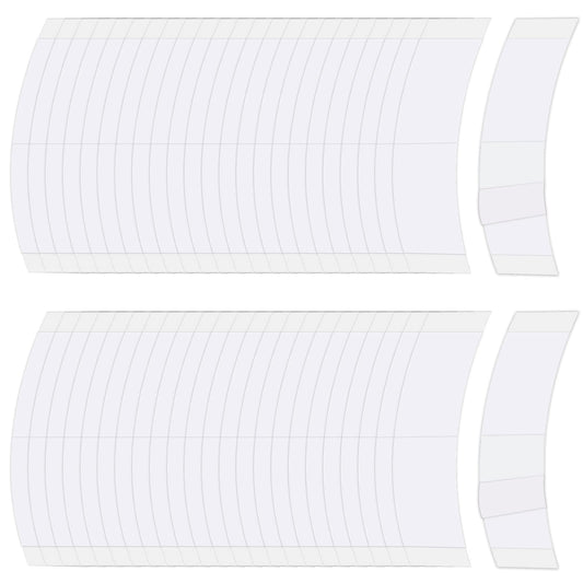 Sajoo 48 Piece Wig Tape for Lace Front Wigs Tape Strips in Extension Double-Sided Waterproof Lace Wigs Adhesive Strong Hold Clear Wig Tape for Wigs Toupees Hairpiece and Hair Extension (White)