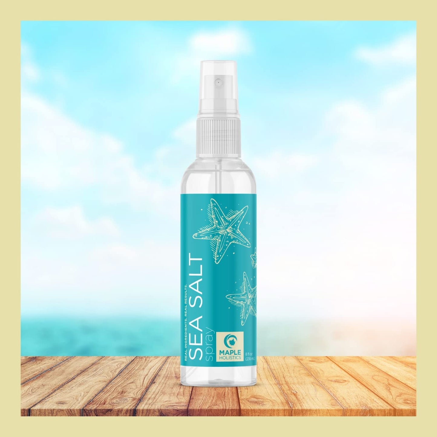 Volumizing Sea Salt Spray for Hair - Texturizing Beach Waves Spray & Hair Mist Curl Activator - Non Sticky Styling Beach Hair Spray for Men and Women with Nourishing Sea Kelp Extract and Argan Oil 8oz