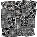 660+ Temporary Tattoo Stencils Kit for Face & Body