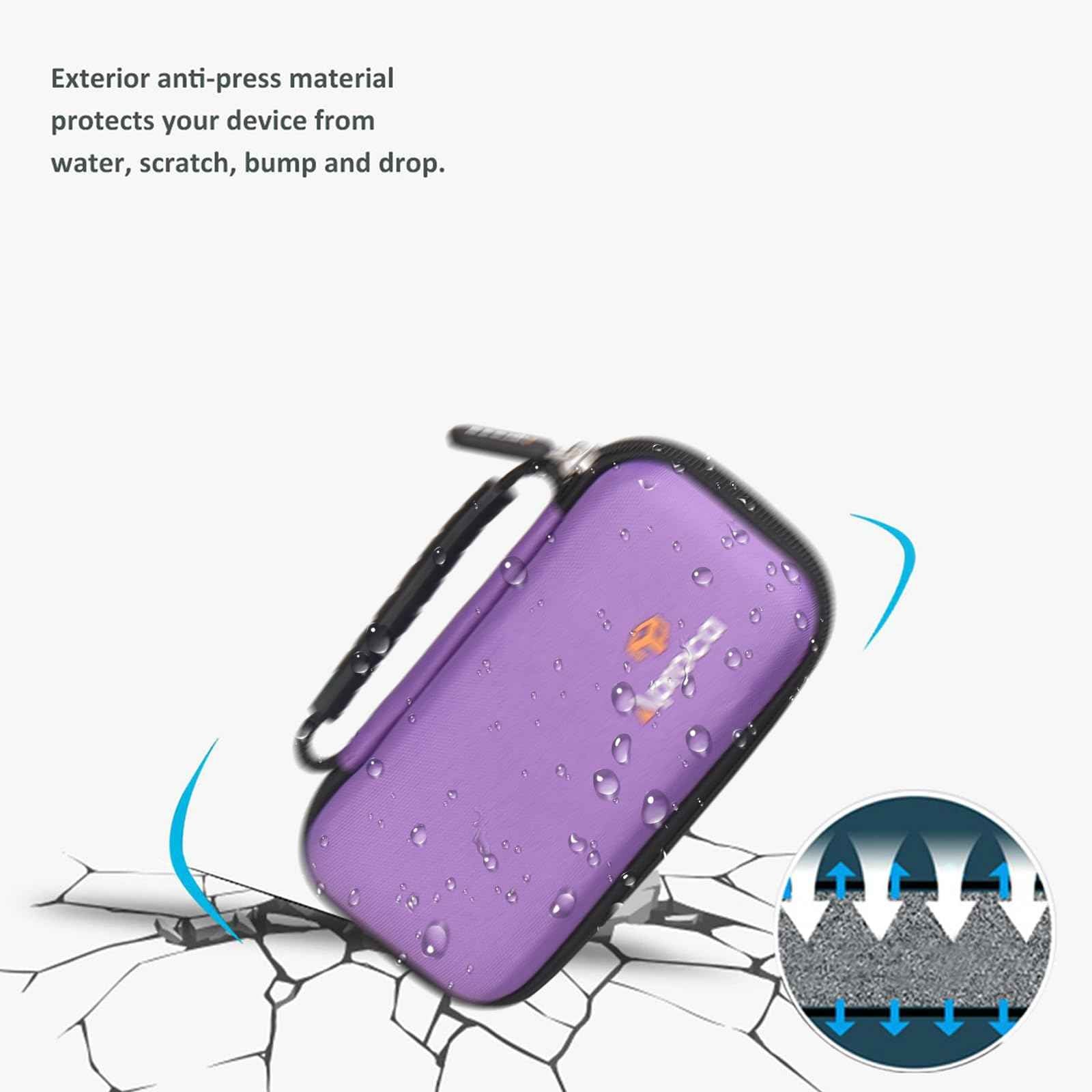 Aproca Hard Travel Storage Case, for Wahl Pure Confidence Rechargeable Electric Trimmer and Accessories