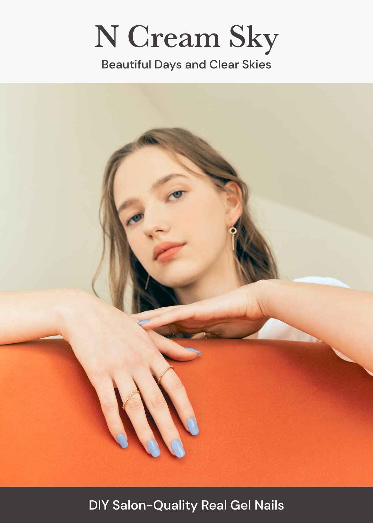 ohora Semi Cured Gel Nail Set of 3 (Pro Easy Peel Remover & N Cream Sky & N Cream Cloud) - Professional Salon-Quality Nail Care