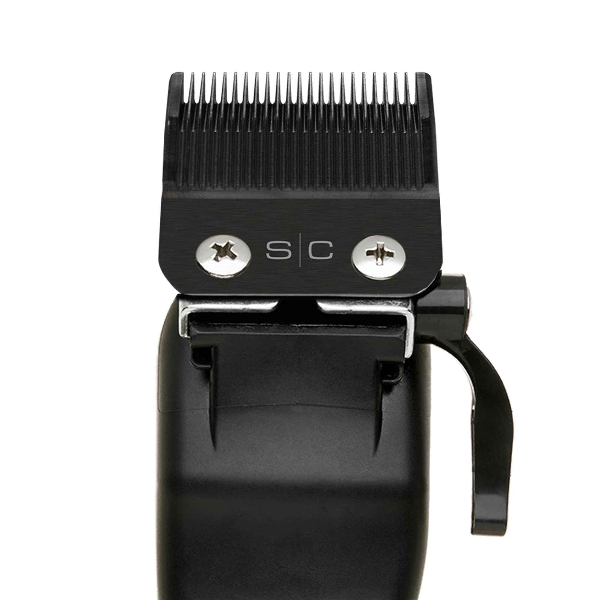 StyleCraft Replacement Fixed Black Diamond DLC Taper Hair Clipper Blade with DLC Shallow Tooth 2.0