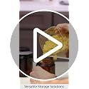 8oz Dark Amber Candle Jars - 12 Pack with Metal & Plastic Lids
