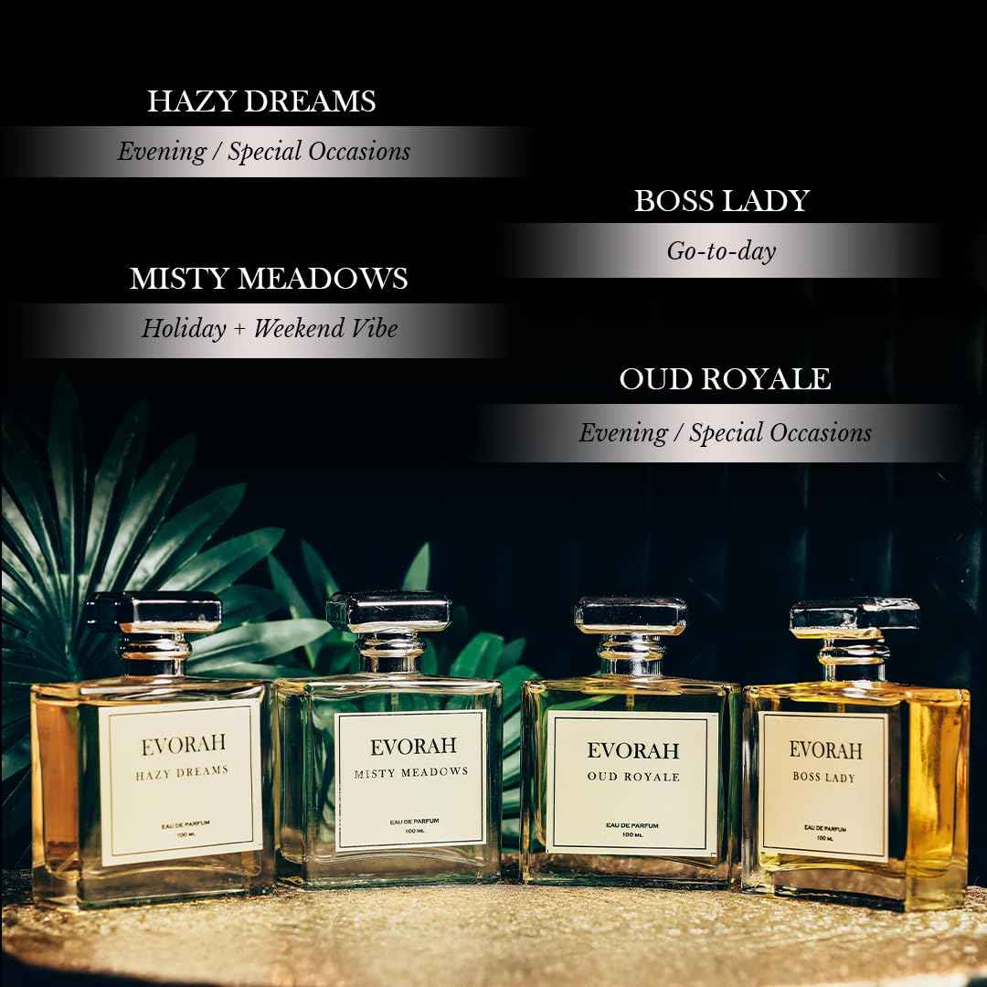 House Of Evorah Hazy dreams (3.38 fl oz) Women's Eau De Parfum | Skin friendly long lasting perfume I fruity perfume I Premium luxury fragrance