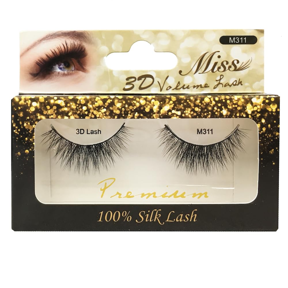 [4 PACKS] Miss Lashes 3D Volume Tapered False Eyelash Extension