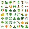 St Patrick's Day Glitter Temporary Tattoos, 48pcs
