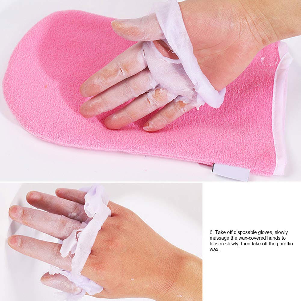 Paraffin Wax Mittens, Mittens Gloves for Paraffin Hand Wax Treatment Mitts Moisturizing Dead Skin Remover Nail Art Manicure Warmer Mittens Spa Mitten Hand Care for Women Mitts