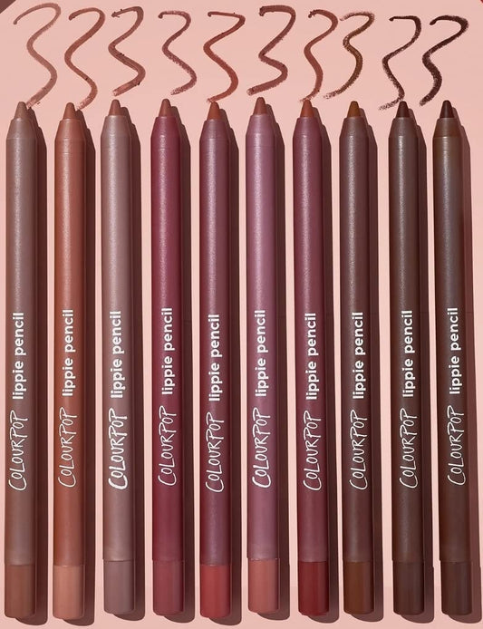 Colourpop "Truth or Bare" Lippie Pencil Vault - Set of 10 Iconic Nude Lip Liners New in Box