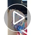 Red White Blue Glitter Stick for Face & Hair