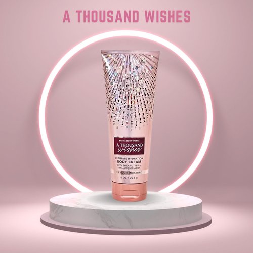 Bath & Body Works A Thousand Wishes Ultimate Hydration Body Cream, 8 Ounce