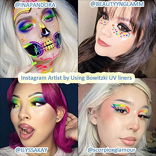 Bowitzki UV Glow Water Activated Eyeliner - 8 Colors