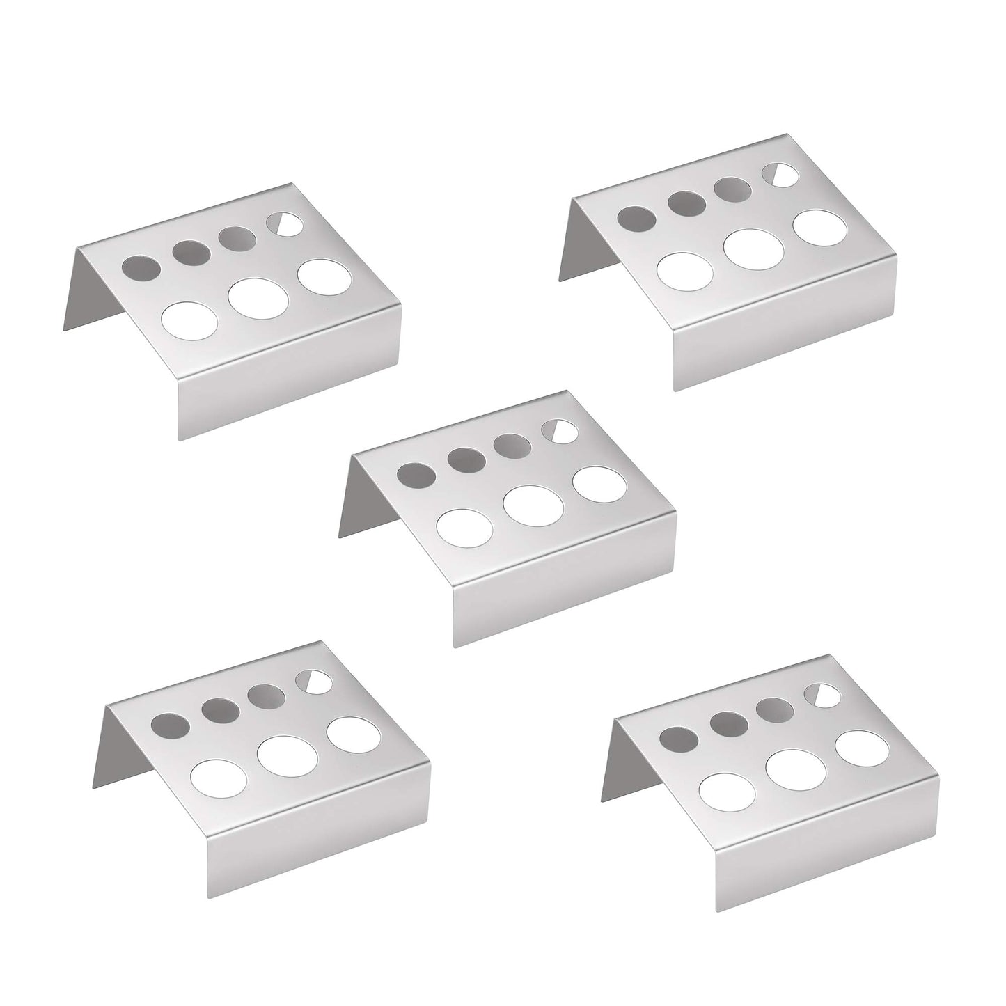 Tattoo Ink Cup Holder,New Star Tattoo 5pcs 7 Holes Stainless Steel Tattoo Pigment Ink Cup Caps Holder Stand Pigment Cup Cap Container Holder Stand for Tattoo Machine Supply